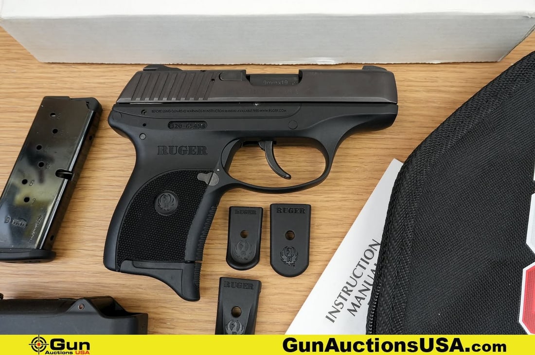 Ruger LC9 9mm Pistol. Excellent. 3" Barrel. Shiny Bore, Tight Action Semi Auto. Features a Polymer (1 of 18)