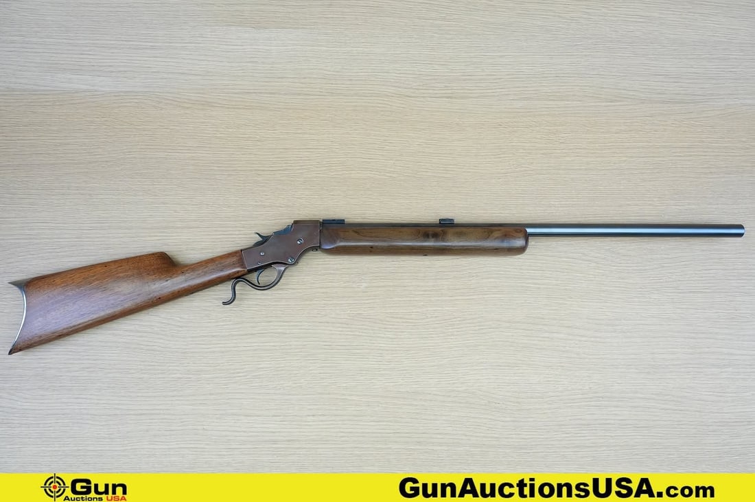 Stevens 44 .22 LR COLLECTOR'S Rifle. Very Good. 26" Barrel. Shiny Bore, Tight Action Falling Block .: Stevens 44 .22 LR COLLECTOR'S Rifle. Very Good. 26" Barrel. Shiny Bore, Tight Action Falling Block . Features a Re-Barreled with Remington Model 513 MATCHMASTER Barrel, Drilled and Tapped for Included