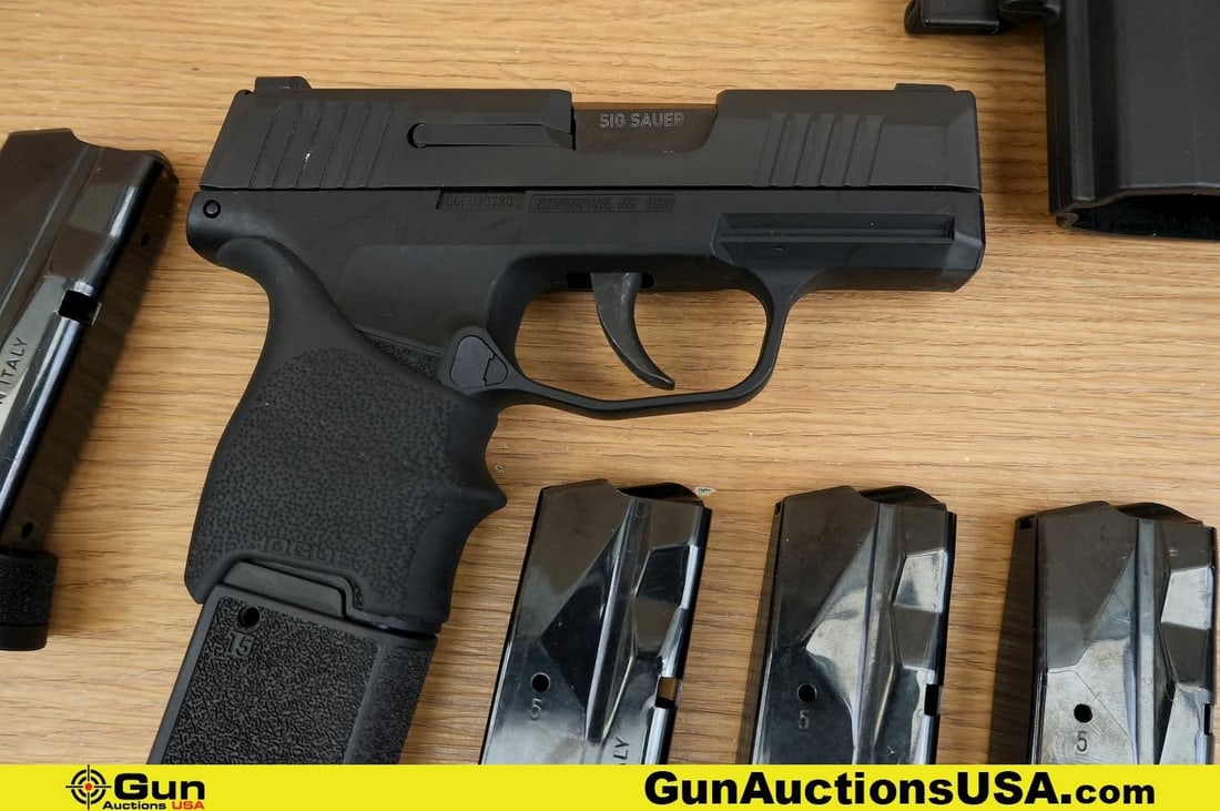 SIG SAUER P365 9X19 Pistol. Good Condition, Normal Handling Marks. 3" Barrel. Shiny Bore, Tight (1 of 20)