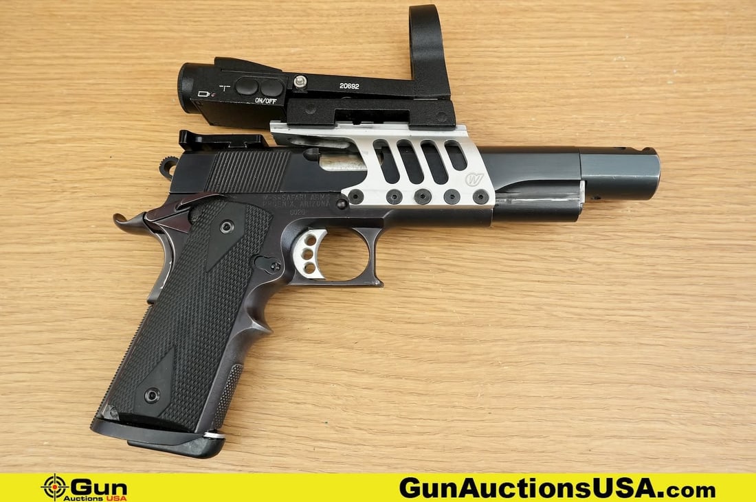 SAFARI ARMS M-S 1911 .45 AUTO Pistol Modified into an "Open Division" Competition Race Gun. Very (1 of 11)