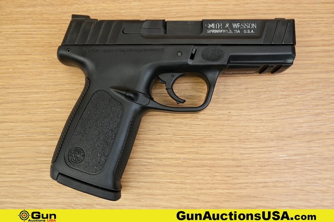 S&W SD9 9mm Pistol. Very Good. 3" Barrel. Shiny Bore, Tight Action Semi Auto . Features a Fixed: S&W SD9 9mm Pistol. Very Good. 3" Barrel. Shiny Bore, Tight Action Semi Auto . Features a Fixed Front Sight, Hi- Viz Rear Sight, Deep Slide Serrations for Ease of Operation, Striker Fired, Textured Po