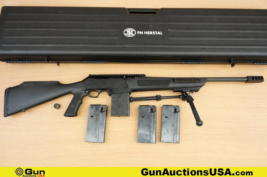 FN HERSTAL FNAR 7.62 x 51 THREADED BARREL Rifle. Good Condition, Normal Handling Marks. 23.5": FN HERSTAL FNAR 7.62 x 51 THREADED BARREL Rifle. Good Condition, Normal Handling Marks. 23.5" Barrel. Shiny Bore, Tight Action Semi Auto . Features a Cold Hammer-Forged, FLUTED, THREADED Barrel with C