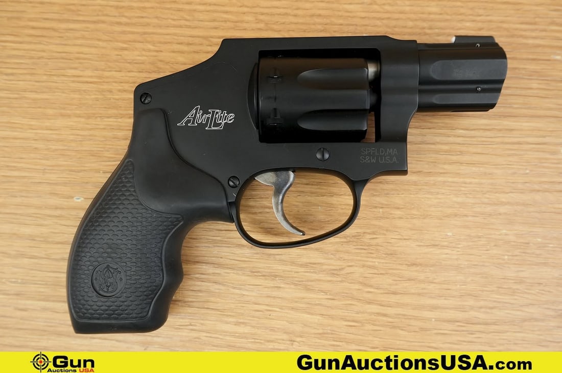 S&W 351C AIRLITE .22 M.R.F. Revolver. Excellent. 1.8" Barrel. Shiny Bore, Tight Action . Features a: S&W 351C AIRLITE .22 M.R.F. Revolver. Excellent. 1.8" Barrel. Shiny Bore, Tight Action . Features a Seven Shot Fluted Cylinder, Grooved Channel Rear Sight, Hi Viz White Front Sight, Lightweight Alloy 