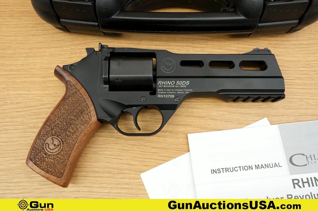 CHIAPPA RHINO 50DS .357 MAGNUM Revolver. Excellent. 5" Barrel. Shiny Bore, Tight Action . Features (1 of 13)