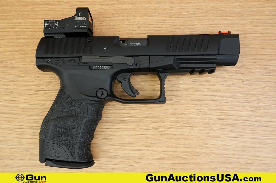 WALTHER PPQ .22 LR THREADED BARREL Pistol. Excellent. 4" Barrel. Shiny Bore, Tight Action Semi Auto: WALTHER PPQ .22 LR THREADED BARREL Pistol. Excellent. 4" Barrel. Shiny Bore, Tight Action Semi Auto . Features a THREADED BARREL, Light Weight Polymer Frame, Ergonomic Pistol Grip, Safety Trigger, Fro