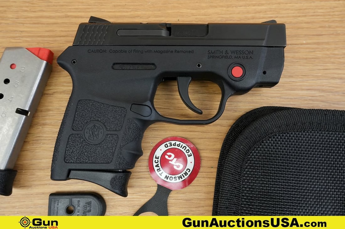 S&W BODYGUARD 380 .380 AUTO Pistol. Excellent. 1.75" Barrel. Shiny Bore, Tight Action Semi Auto .: S&W BODYGUARD 380 .380 AUTO Pistol. Excellent. 1.75" Barrel. Shiny Bore, Tight Action Semi Auto . Compact and Easily Concealable, Featuring a Lightweight, Compact Frame, Integrated Laser Sight, Small 