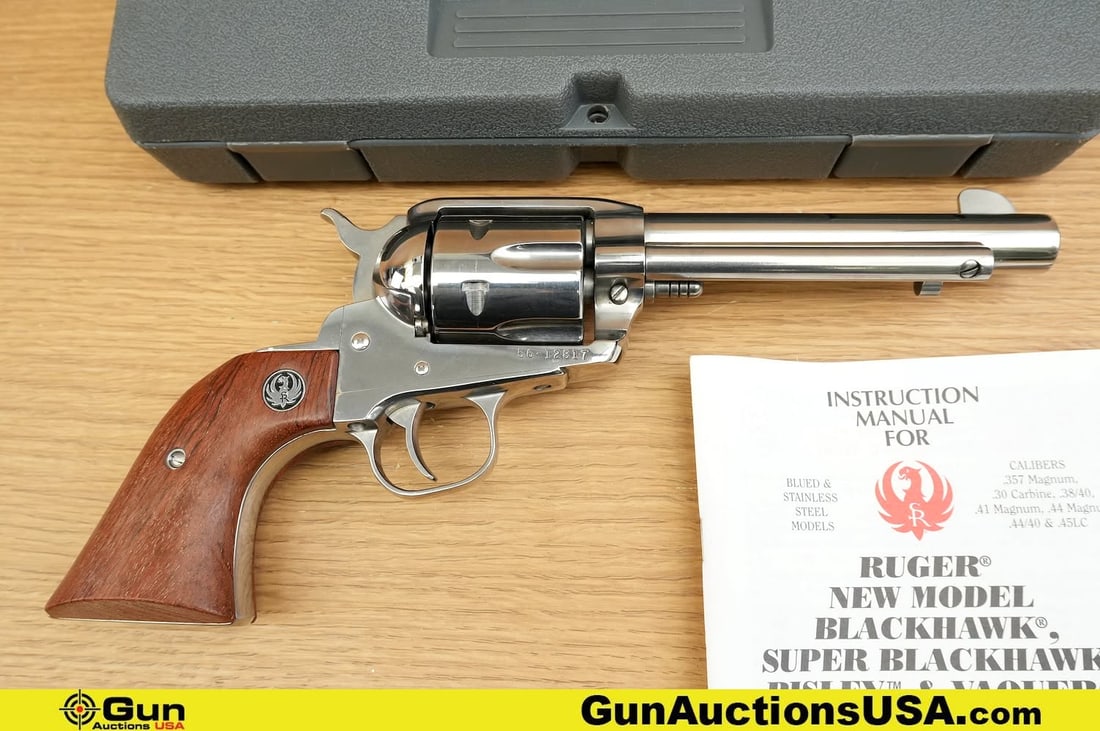 RUGER VAQUERO 44/40 WIN Revolver. Excellent. 5½" Barrel. Shiny Bore, Tight Action . Features a (1 of 14)