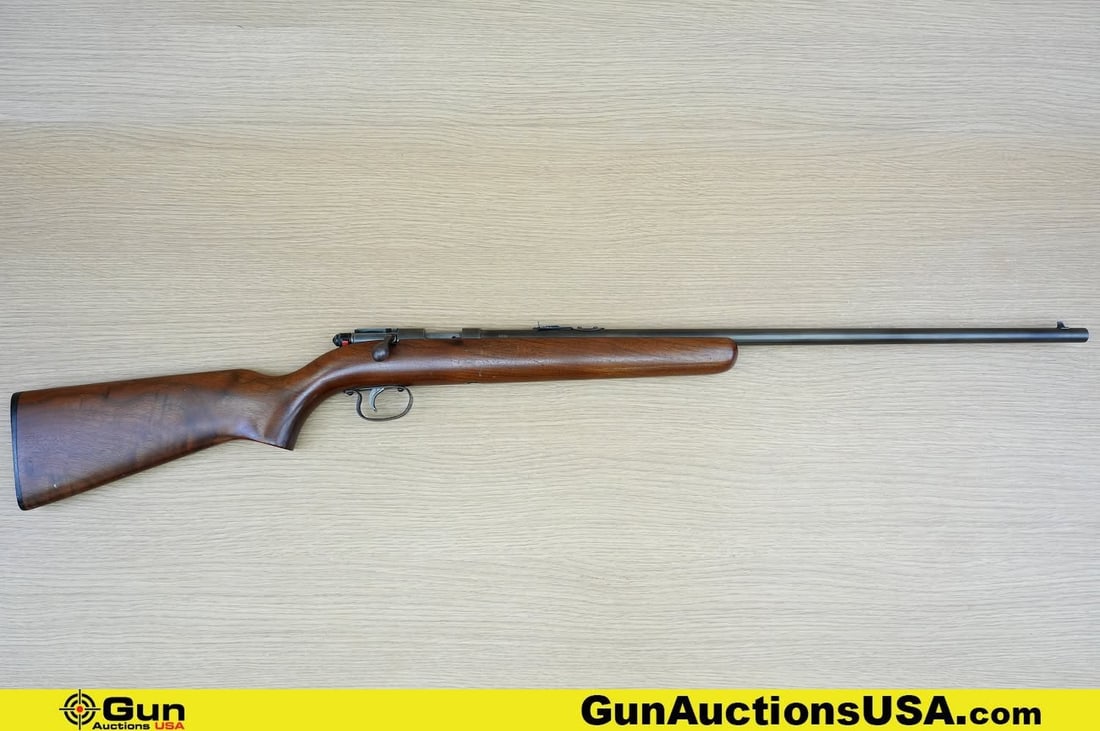 REMINGTON 514 .22 S-L-LR Rifle. Good Condition, Normal Handling Marks. 24" Barrel. Shiny Bore, Tight: REMINGTON 514 .22 S-L-LR Rifle. Good Condition, Normal Handling Marks. 24" Barrel. Shiny Bore, Tight Action Bolt Action . Features a Sleek Walnut Stock, Rear Bolt Safety, Single Shot, Original Factory