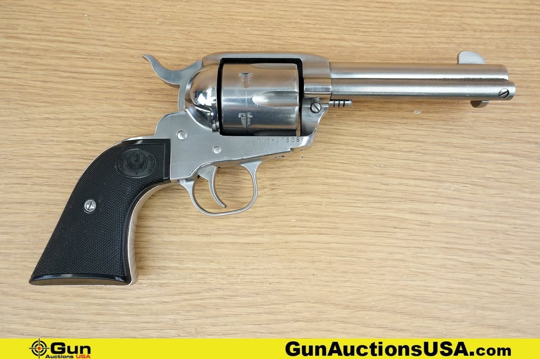 Ruger New Vaquero .357 MAGNUM Revolver. Very Good. 4.5" Barrel. Shiny Bore, Tight Action . A Very (1 of 14)