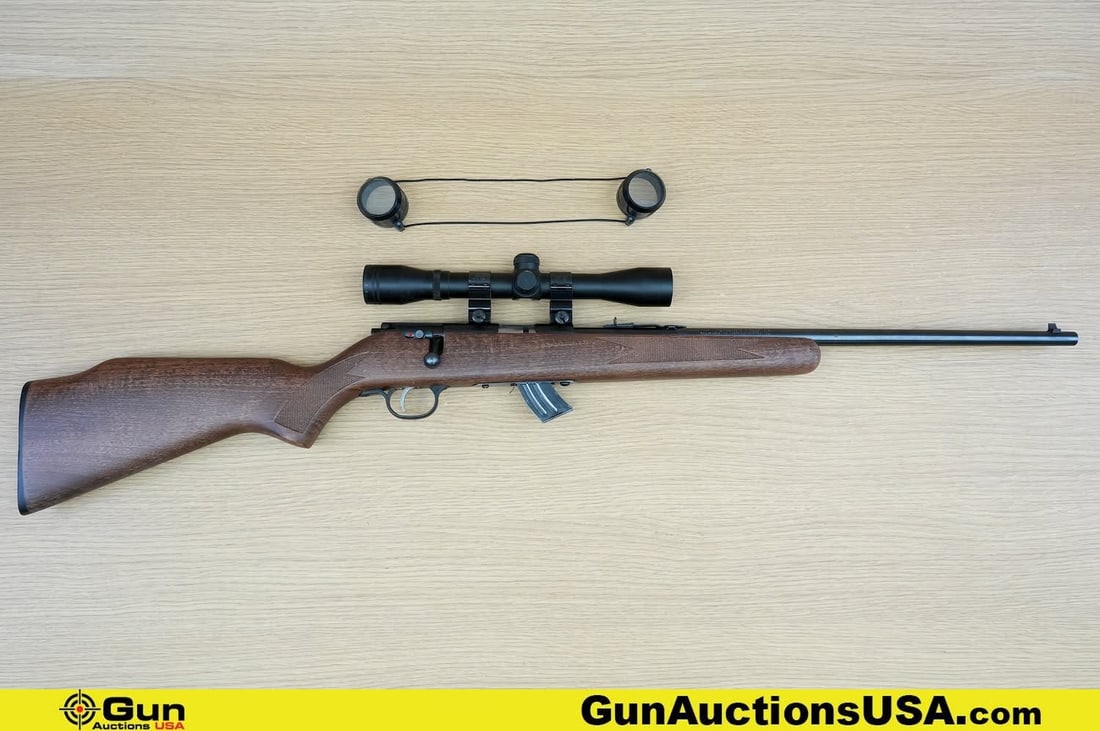 SAVAGE MARK II .22 LR Rifle. Good Condition, Normal Handling Marks. 21" Barrel. Shiny Bore, Tight: SAVAGE MARK II .22 LR Rifle. Good Condition, Normal Handling Marks. 21" Barrel. Shiny Bore, Tight Action Bolt Action . Features a Hardwood Stock, Polymer Butt Plate, Fixed Front Sight, Adjustable Rear