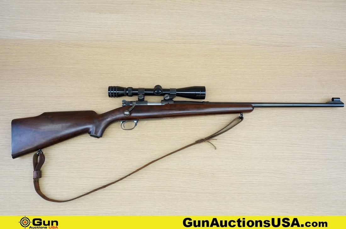 Winchester 70 .222 Rifle. Good Condition, Normal Handling Marks. 22.75" Barrel. Shiny Bore, Tight: Winchester 70 .222 Rifle. Good Condition, Normal Handling Marks. 22.75" Barrel. Shiny Bore, Tight Action Bolt Action A Custom Bolt Action Rifle, Re-Barreled from 30-06 SPRG to .222 Cal. Appears to be 