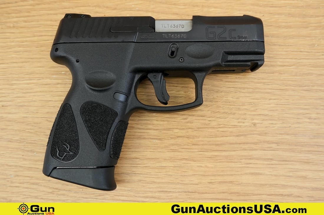 FORJAS TAURUS G2c 9mm Pistol. Very Good. 3" Barrel. Shiny Bore, Tight Action Semi Auto . Featuring a: FORJAS TAURUS G2c 9mm Pistol. Very Good. 3" Barrel. Shiny Bore, Tight Action Semi Auto . Featuring a Left Side Thumb Safety, a Compact frame, Textured Grip and Frame for Enhanced Control, Front Access