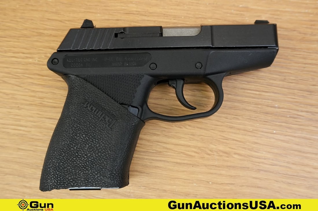 KEL-TEC P-11 9MM LUGER Pistol. Very Good. 3" Barrel. Shiny Bore, Tight Action Semi Auto . Compact: KEL-TEC P-11 9MM LUGER Pistol. Very Good. 3" Barrel. Shiny Bore, Tight Action Semi Auto . Compact Lightweight Polymer Frame, Featuring Pacyhmayr Rubberized Grip, Left Side Slide Lock, DA Only Trigger,