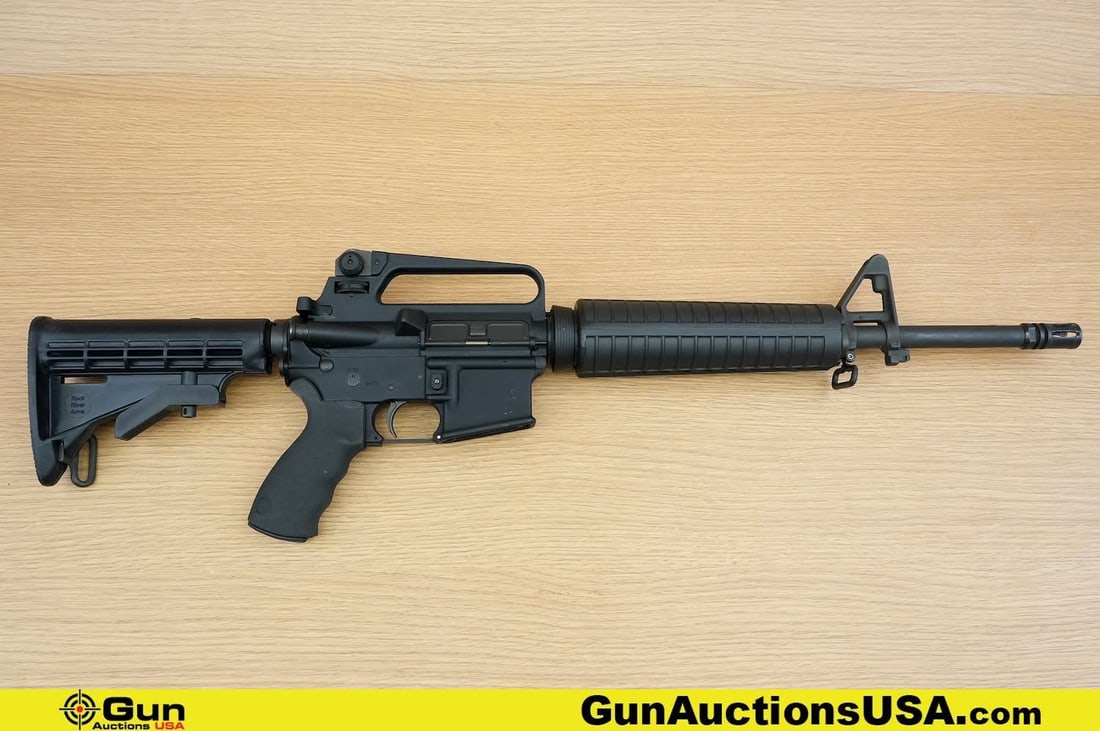 Rock River Arms LAR-15 5.56 MM THREADED BARREL Rifle. Very Good. 16" Barrel. Shiny Bore, Tight: Rock River Arms LAR-15 5.56 MM THREADED BARREL Rifle. Very Good. 16" Barrel. Shiny Bore, Tight Action Semi Auto. Features a THREADED BARREL with Flashider, Forged Aluminum Receiver, Chrome-Lined Barre