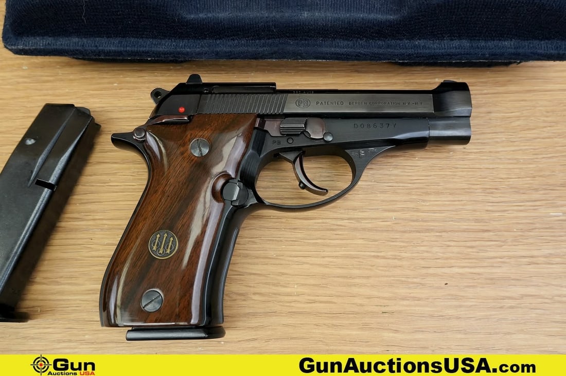 BERETTA 84BB 9MM SHORT Pistol. Excellent. 3.8" Barrel. Shiny Bore, Tight Action Semi Auto . GORGEOUS (1 of 15)