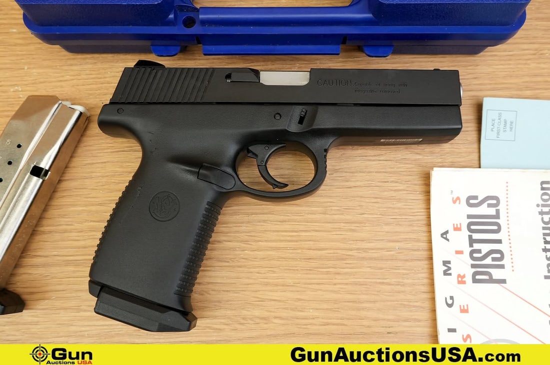 S&W SW9F 9mm Pistol. Excellent. 4" Barrel. Shiny Bore, Tight Action Semi Auto. A FANTASTIC Smith!: S&W SW9F 9mm Pistol. Excellent. 4" Barrel. Shiny Bore, Tight Action Semi Auto. A FANTASTIC Smith! Featuring a Stainless Steel Barrel, Fixed Front and Rear Sights, Lightweight Polymer Frame, Slide Serr
