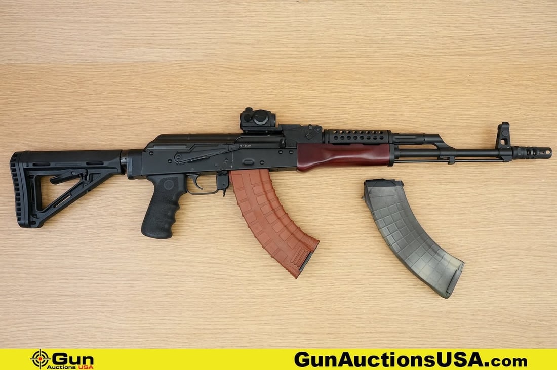 Palmetto State PSAK47 7.62 x 39 THREADED BARREL Rifle . Very Good. 16" Barrel. Shiny Bore, Tight: Palmetto State PSAK47 7.62 x 39 THREADED BARREL Rifle . Very Good. 16" Barrel. Shiny Bore, Tight Action Semi Auto . Features a THREADED BARREL and a Strike Industries Muzzle Break, Adjustable Front Ir