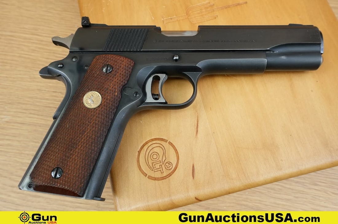 COLT 1964 NATIONAL MATCH .45 AUTO COLLECTOR'S Pistol. Excellent. 5" Barrel. Shiny Bore, Tight Action (1 of 20)