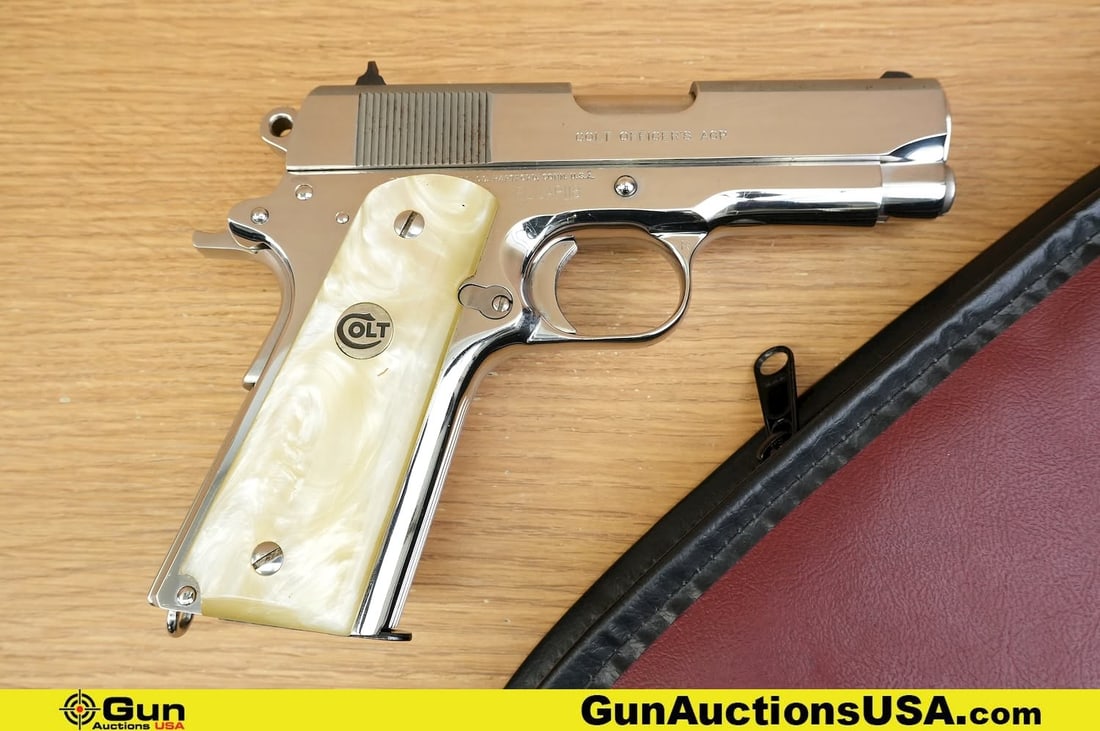 COLT EL CAPITAN .38 AUTO COLT SUPER, LIMITED ONE of 500. COLLECTOR'S Pistol. Very Good. 3.75": COLT EL CAPITAN .38 AUTO COLT SUPER, LIMITED ONE of 500. COLLECTOR'S Pistol. Very Good. 3.75" Barrel. Shiny Bore, Tight Action Semi Auto . Features a Stainless Steel Frame and Slide, Faux Pearl Grips,