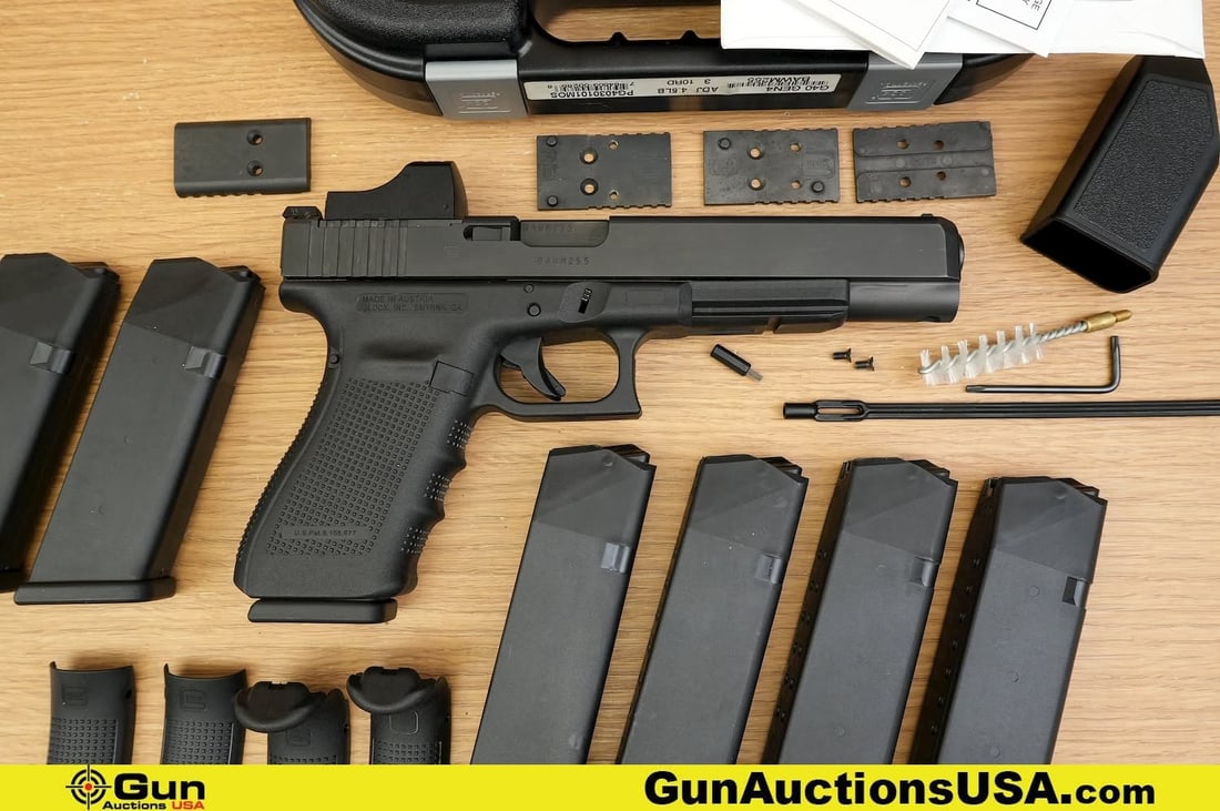 Glock 40 Gen 4 10mm Pistol. Excellent. 6" Barrel. Shiny Bore, Tight Action Semi Auto . A Great Gen 4 (1 of 20)