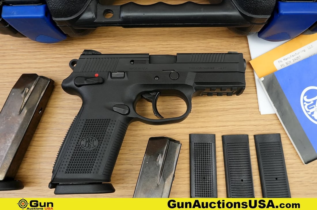 FNH FNX-40 .40 S&W Pistol. Excellent. 3" Barrel. Shiny Bore, Tight Action Semi Auto . Features a: FNH FNX-40 .40 S&W Pistol. Excellent. 3" Barrel. Shiny Bore, Tight Action Semi Auto . Features a Durable Polymer Frame, Textured Pistol Grip, Hammer Fired, DA/SA, Ambidextrous Controls, Fixed Front an