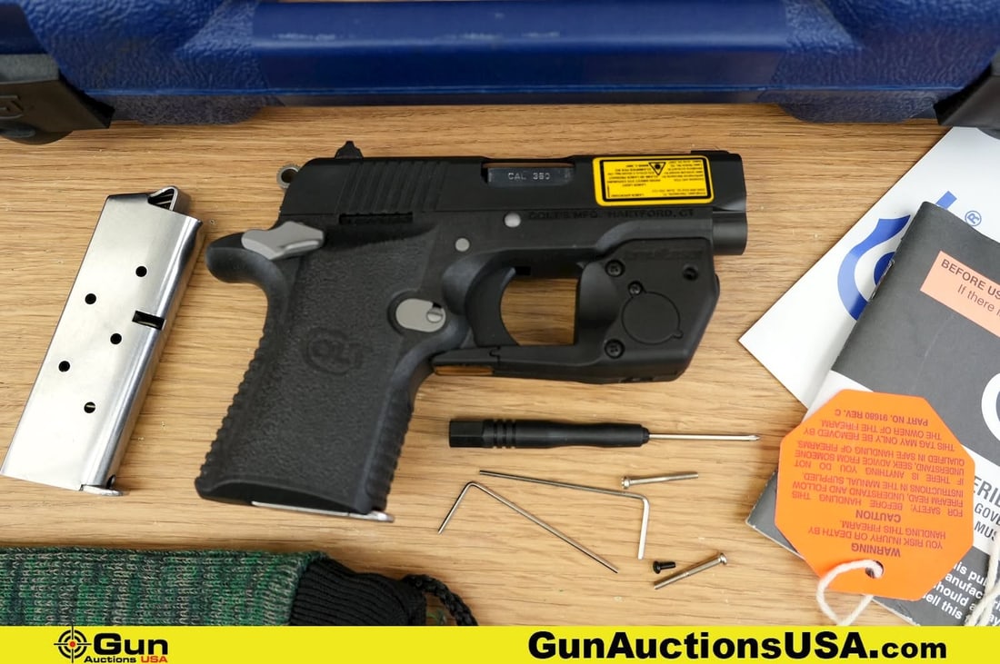 COLT MUSTANG XSP .380 AUTO COLLECTOR'S Pistol. Excellent. 1.75" Barrel. Shiny Bore, Tight Action (1 of 19)