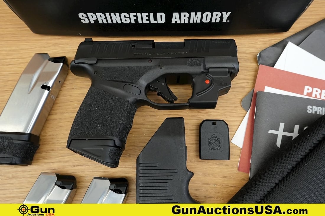 HS PRODUKT HELLCAT 9X19 Pistol . Like New. 2" Barrel. Semi Auto . Features a Hi Viz Green Front (1 of 19)