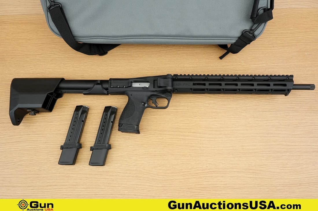 S&W FPC 9mm THREADED BARREL Rifle. Excellent. 16" Barrel. Shiny Bore, Tight Action Semi Auto . (1 of 17)