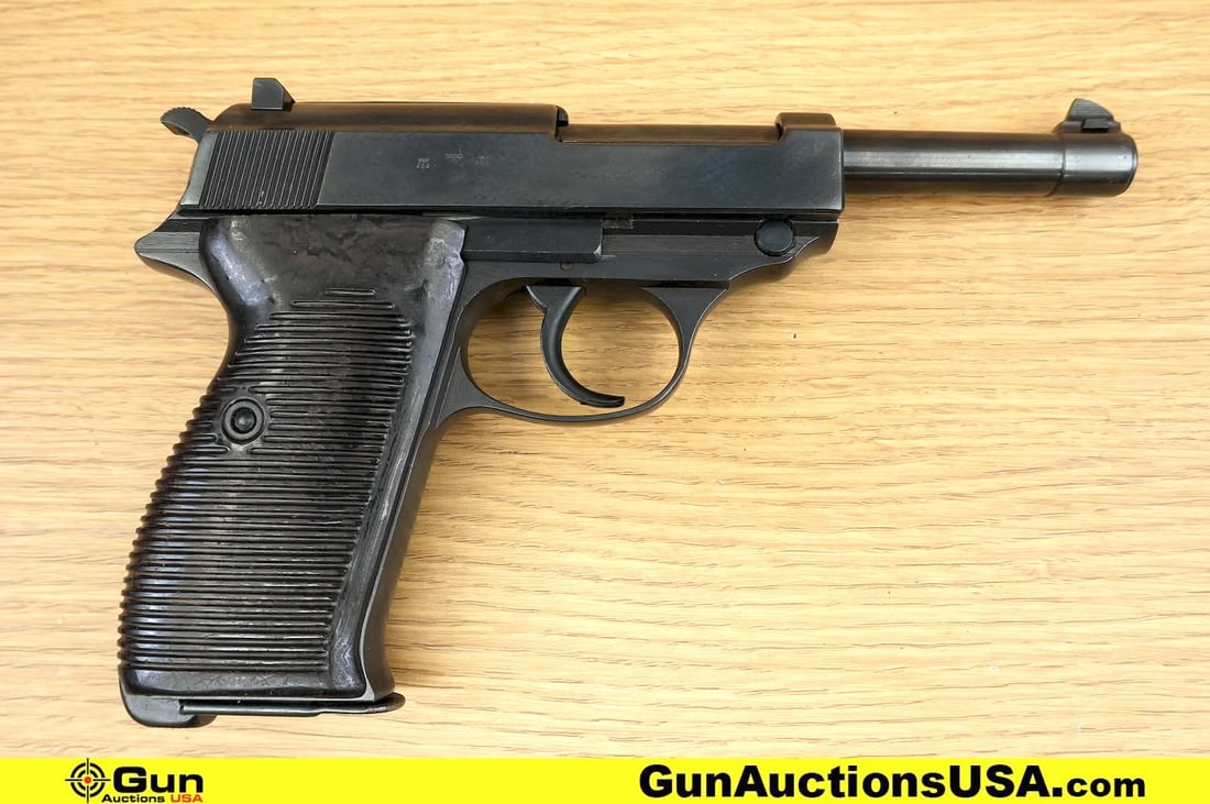 Walther P38 9mm, AC 41 ,ALL MATCHING NUMBERS Pistol. Very Good. 4 7/8" Barrel. Shiny Bore, Tight (1 of 17)