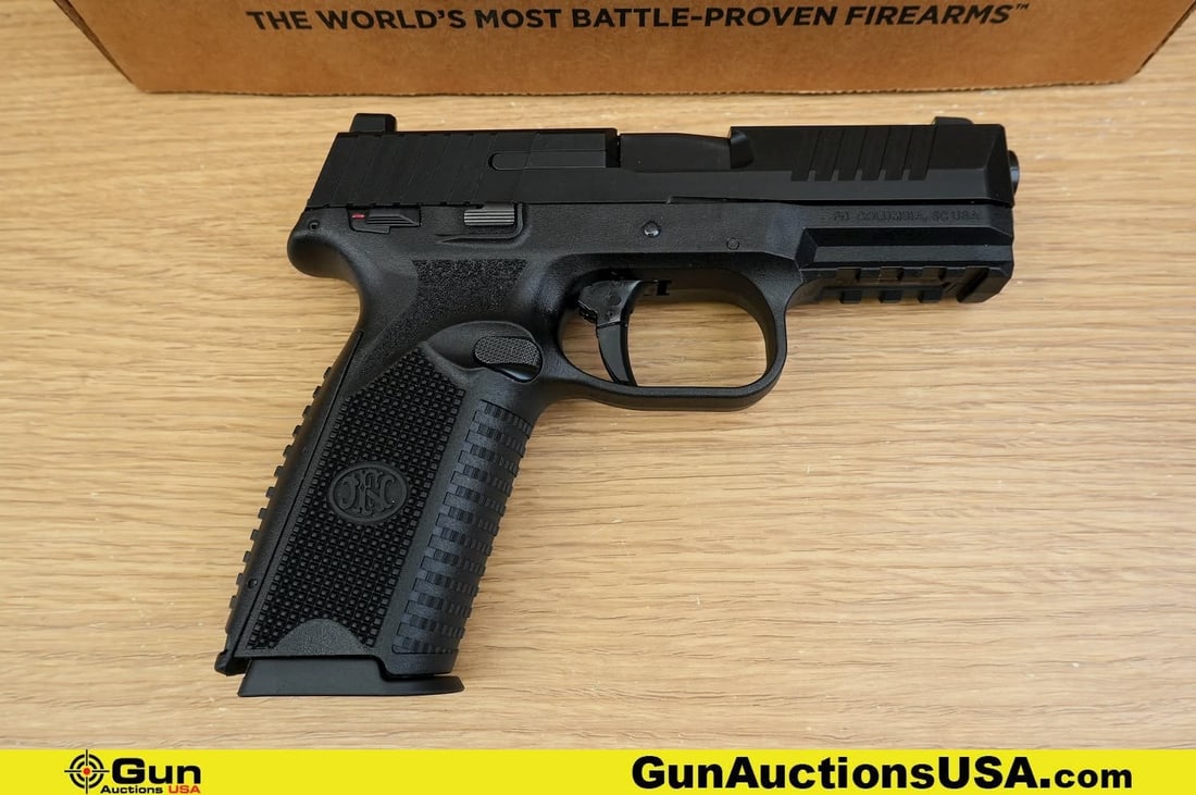 FN 509 9X19 Pistol. Excellent. 4" Barrel. Shiny Bore, Tight Action Semi Auto . Features a Cold: FN 509 9X19 Pistol. Excellent. 4" Barrel. Shiny Bore, Tight Action Semi Auto . Features a Cold Hammer-Forged Barrel, Three Dot White Dot Fixed Sight, with a Front Accessory Rail and Front and Rear Sli
