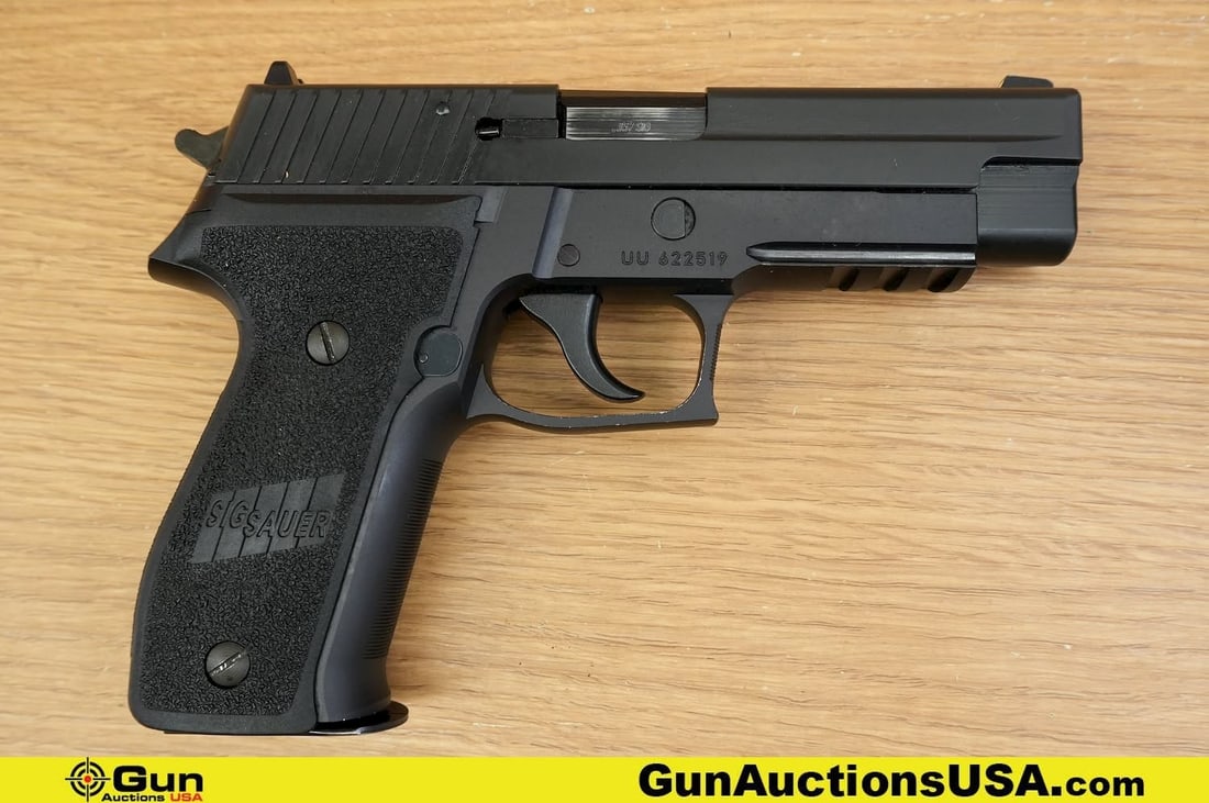 SIG SAUER P226 .357 SIG RARE AND COLLECTIBLE Pistol. Very Good. 4.25" Barrel. Shiny Bore, Tight: SIG SAUER P226 .357 SIG RARE AND COLLECTIBLE Pistol. Very Good. 4.25" Barrel. Shiny Bore, Tight Action Semi Auto . Features a Robust Stainless Steel Slide, Textured Ergonomic Grip Design, DA/SA. with 