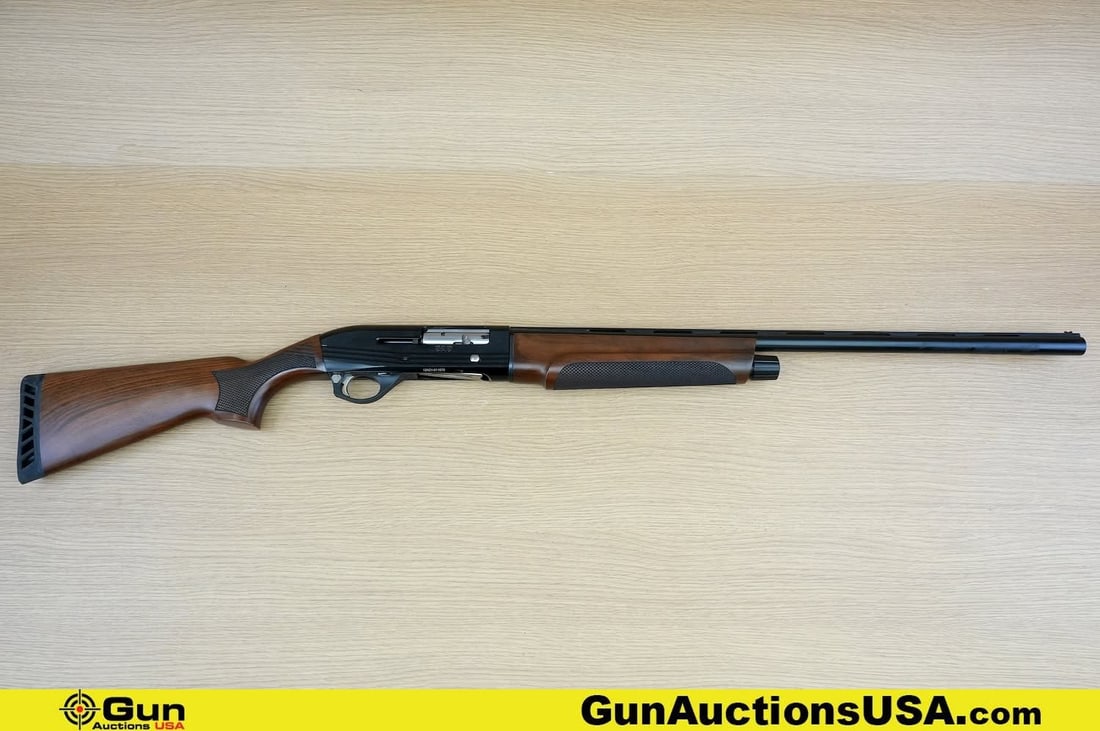 HATFIELD SAS 12 ga. Shotgun. Very Good. 28" Barrel. Shiny Bore, Tight Action Semi Auto . Features a: HATFIELD SAS 12 ga. Shotgun. Very Good. 28" Barrel. Shiny Bore, Tight Action Semi Auto . Features a Very Nice Aggressive Checkered Walnut Stock, and Front Grip, Textured Right Side Charging Handle, Ri