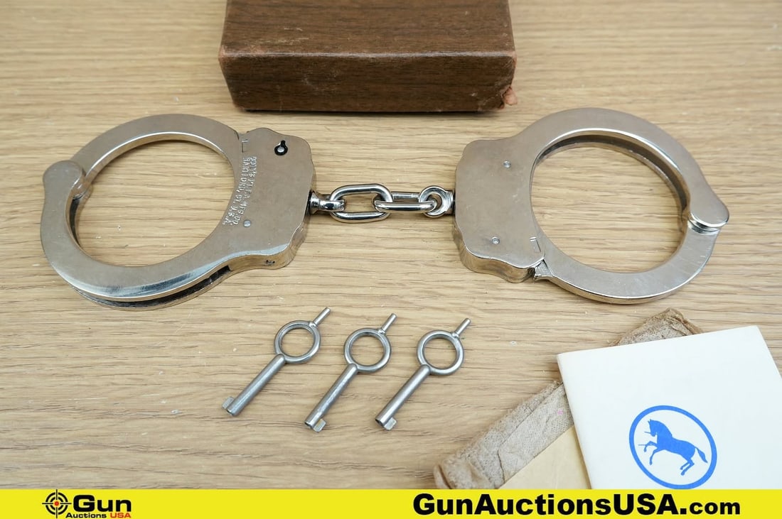 Colt . Good Condition, Normal Handling Marks. Handcuffs. One Set of Handcuffs, Owner's Provenance (1 of 11)
