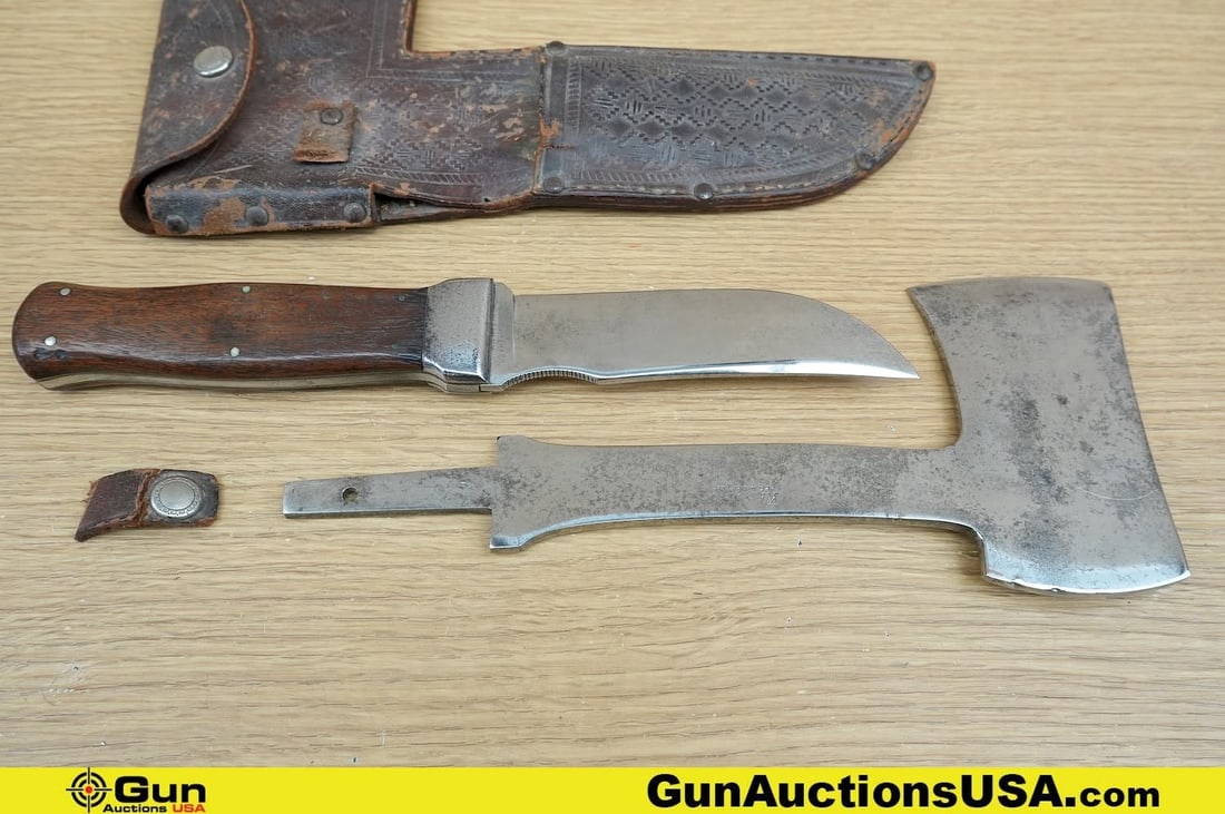 KA-BAR Union Cutlery Knife . Good Condition, Normal Handling Marks. . One KA-BAR Knife and Hatchett (1 of 18)