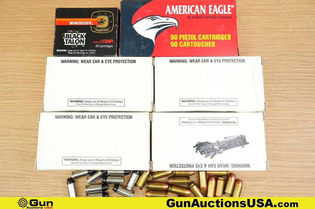 FED, WIN, Surplus, Etc Black Talon, Etc 40 S&W Ammo. . 298 Rds in Total.. (83376) (GSCU96) (1 of 3)