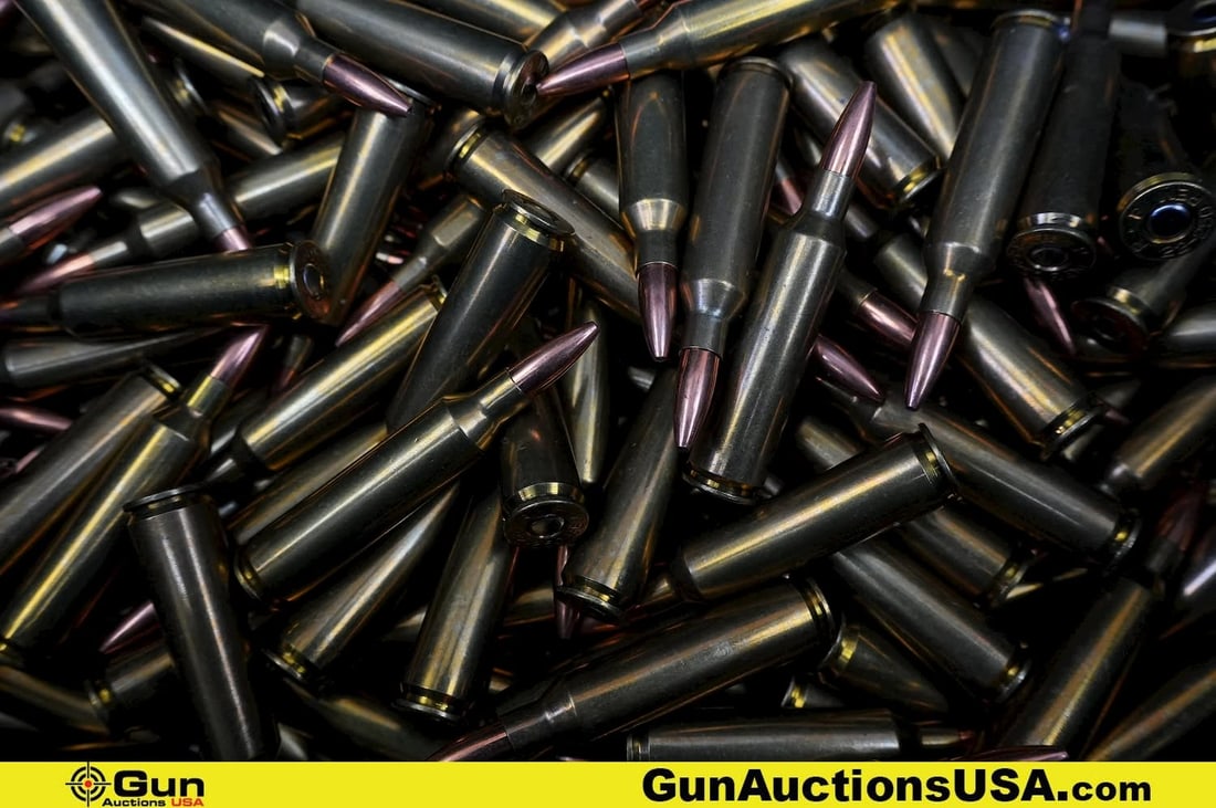 Remington .22-.250 REM, Ammo . . Approx. 190 Rds. Includes Metal Ammo Can. . (83533) (GSCT53) (1 of 6)
