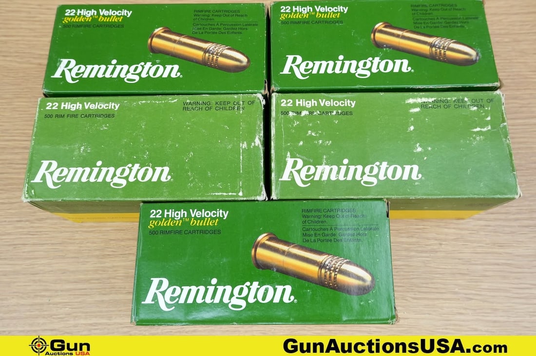 Remington .22LR Ammo. . 2500 Rds. . (83649) (GSCV16) (1 of 2)