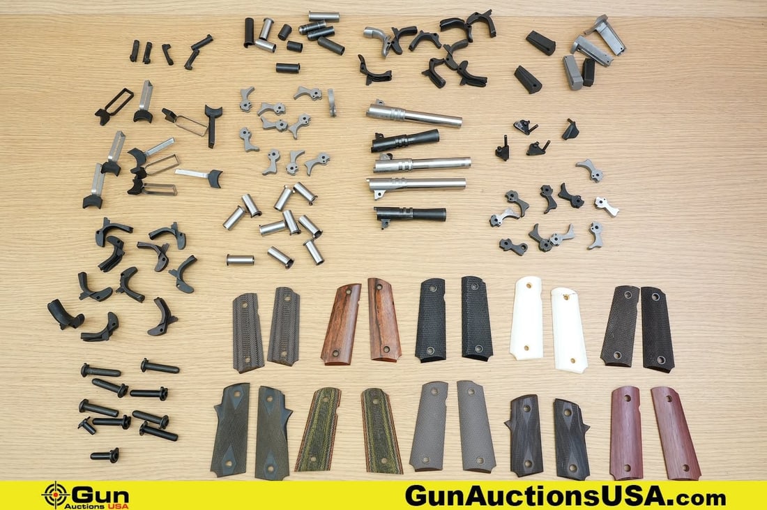 Assorted Parts, Grip Sets. Very Good. . Approx. 100 Parts and Approx. 10 Grips Sets. . (82879) (1 of 20)