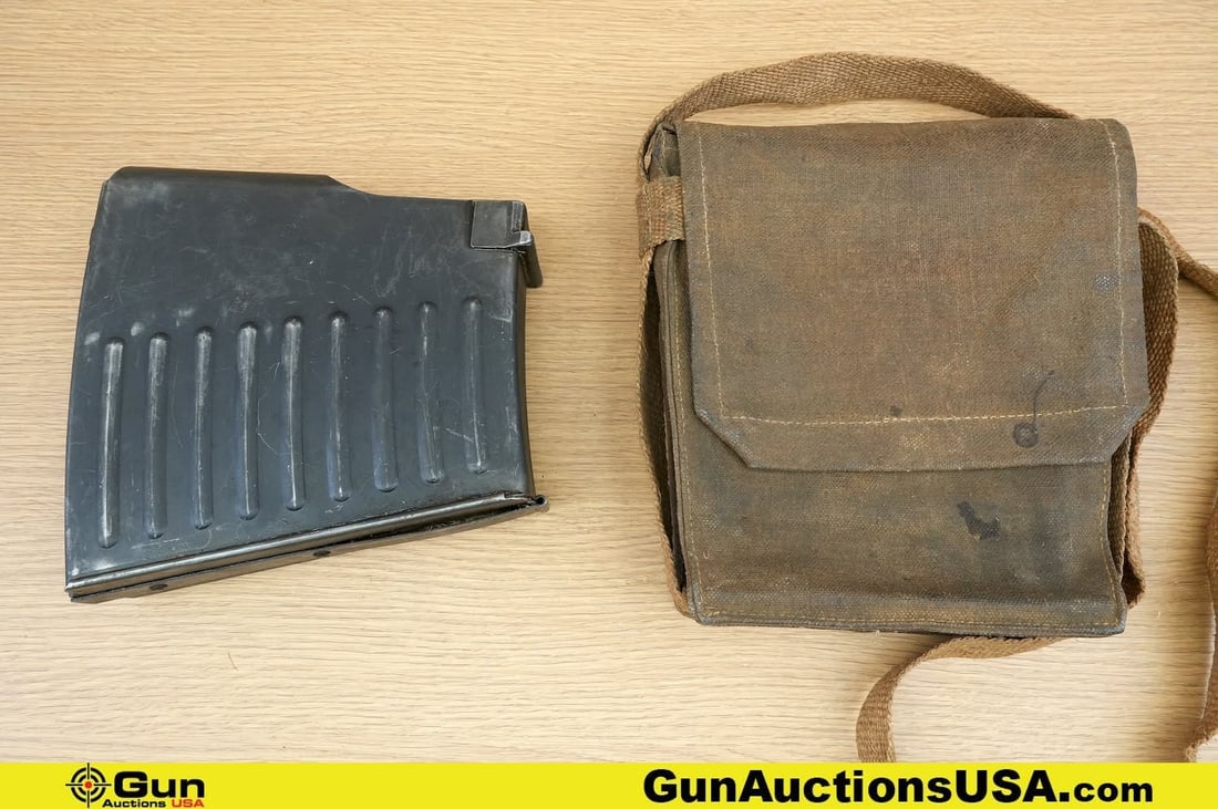 Military Surplus COLLECTOR'S Magazine. Very Good. One Finnish Lahti 20mm Anti Tank 10 Rd Mag, with (1 of 12)