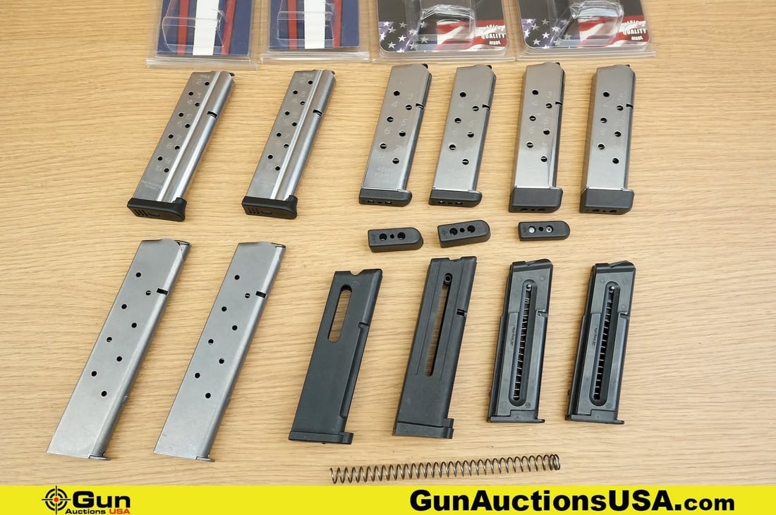 Kimber, CMC, Sig Sauer, Etc. . Excellent. Mags, Accessories . Four 8 Rd .45 ACP 1911 Mags, Two 10 Rd (1 of 20)