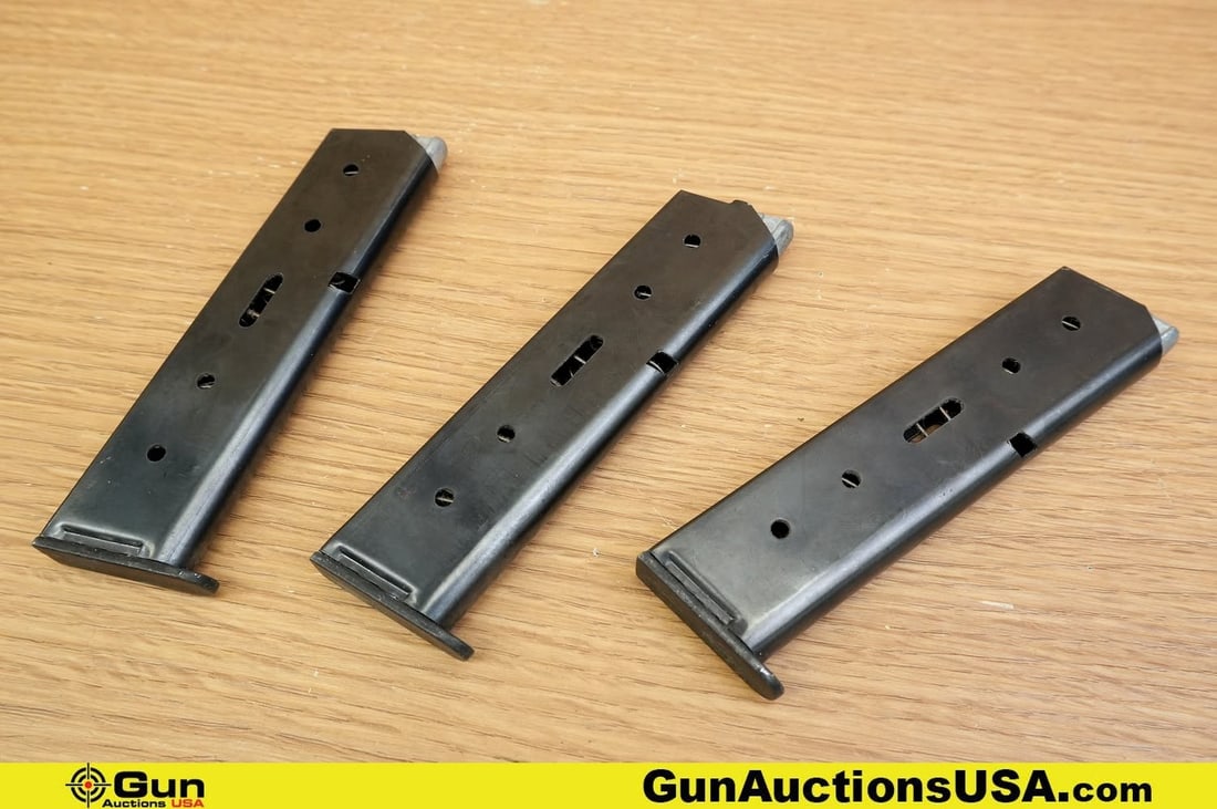 Bruni 96 8mm Mags. Very Good. . Three 11 Rd 8MM Mags, Designed for Blanks, for the Bruni B 96. . (1 of 2)