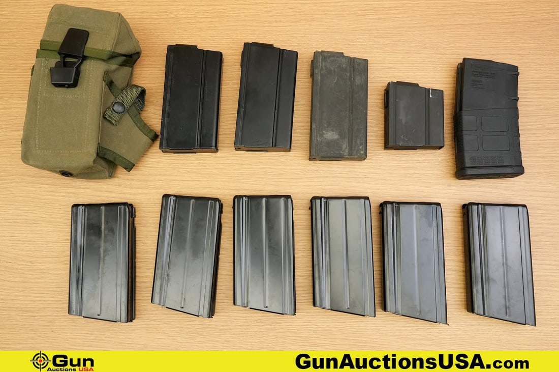 P Mag, Surplus, Etc. Magazines. Very Good. . One 7.62x51 20 rd. AR Style P Mag, Six FAL .308 caliber (1 of 12)