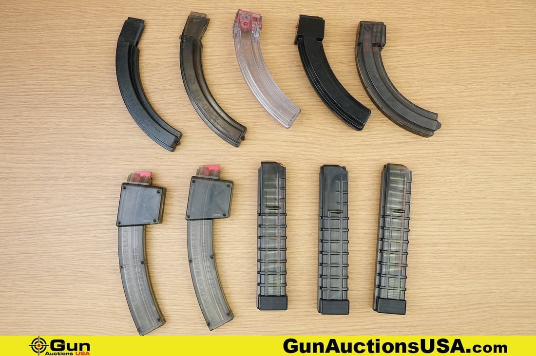 Black Dog Machine, Butler Creek, Etc. .22LR, 9MM Mags/Ammo. Good Condition. . Three Ruger 10/22 (1 of 14)