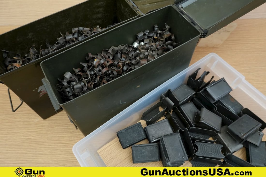 Surplus 7.62x51mm Ammo . . Approx. 850 Rds in Total; Disintegrating Links, and Approx. 30 Rds of (1 of 9)
