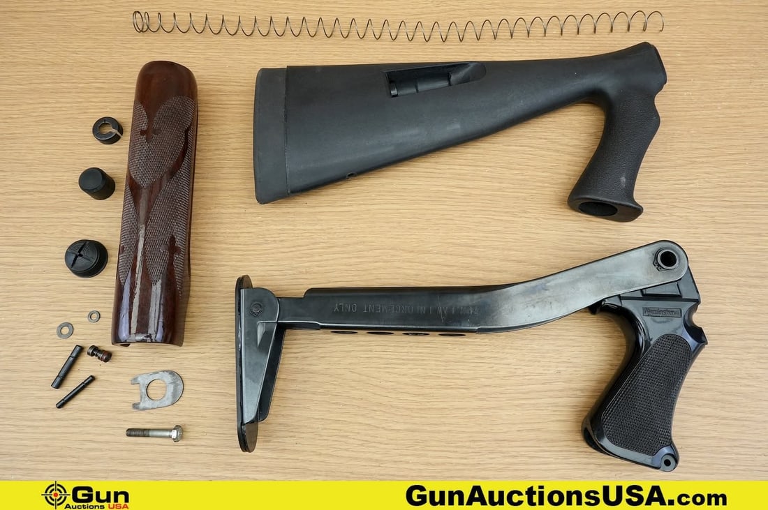 Remington, Speed Well 870 . Good Condition, Normal Handling Marks. Stock. One Polymer Stock, Spring: Remington, Speed Well 870 . Good Condition, Normal Handling Marks. Stock. One Polymer Stock, Spring and Assembly for Remington 870. . (83598) (GSCP26)