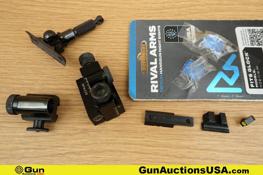 Beeman, Rival Arms, Marbles, Lyman . Excellent. Accessories . One TRITIUM Hand Gun Night Sight for (1 of 10)