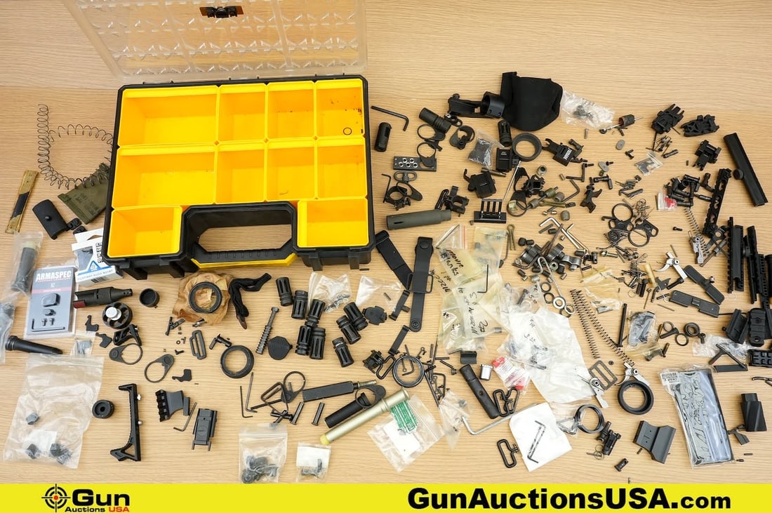 AKM Style, AR Style . Good Condition, Normal Handling Marks. Parts, Etc. . AR Parts Kit with Box, (1 of 10)