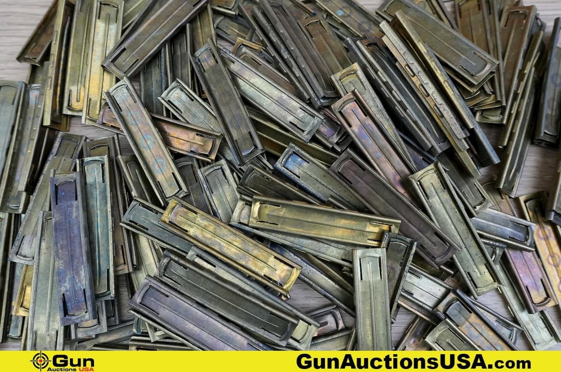 Surplus Mauser 93, 95, 98 8MM Mauser Stripper Clips. Good Condition, Normal Handling Marks. . (1 of 2)