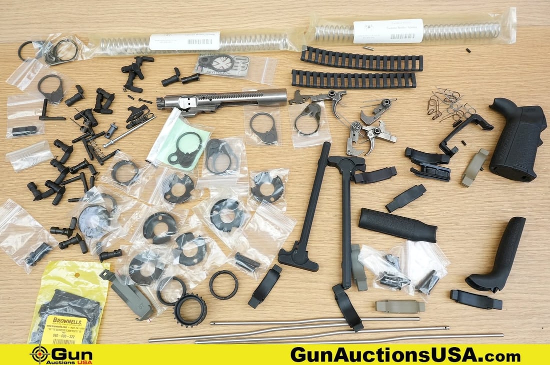 Brownell's' Etc. Parts and Accessories. Very Good. . Approx. 80 Assorted AR Parts and Accessories. . (1 of 14)
