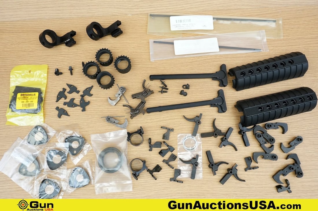 Spike's Tactical, Brownell's, Etc. Parts and Accessories. Excellent. . Approx. 50 AR Parts and (1 of 8)
